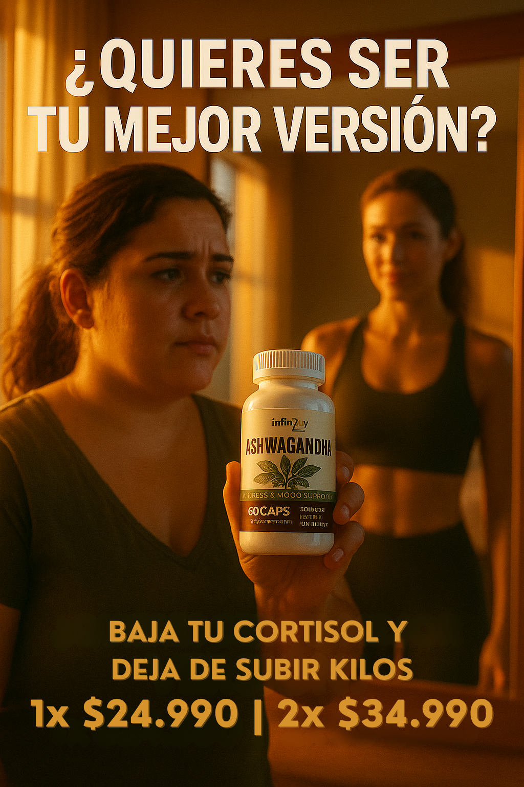 Ashwagandha ™ Adelgaza y reduce el estrés